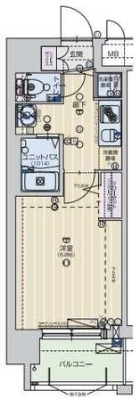 西中島南方駅 徒歩7分 6階の物件間取画像